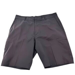 Walter Hagen Mens Golf Shorts 38 Gray Activewear Flat Front Stretch Preppy Cargo